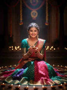 Diwali prompt for gemini boy & girl