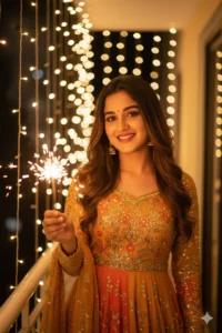 Diwali prompt for gemini boy & girl