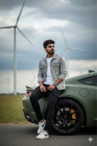 Trending 100 Gemini AI Photo Prompt Boys With Car