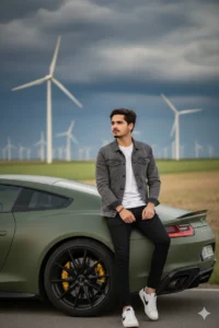 Trending 100 Gemini AI Photo Prompt Boys With Car