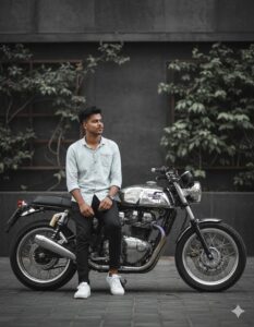 Boy With Bike Gemini Photo Prompt Free