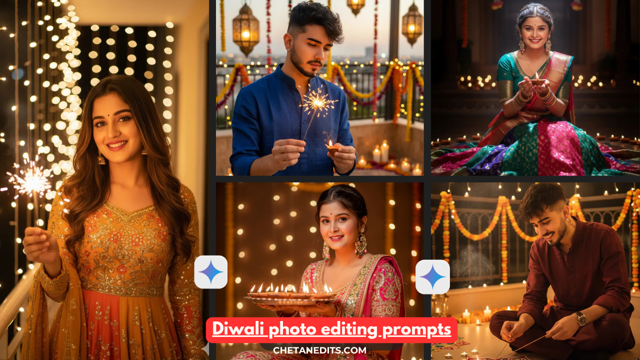 Diwali prompt for gemini boy & girl