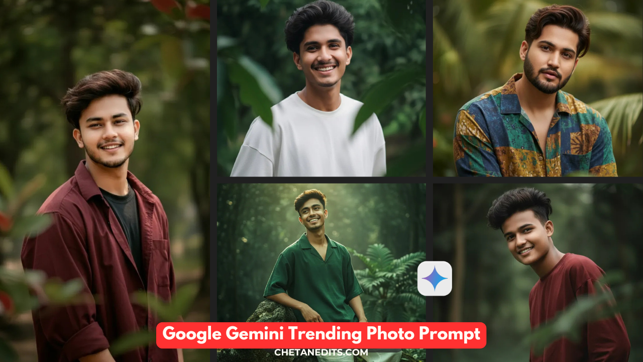 Top 100 Bokeh Green Rush Google Gemini Trending Photo Prompt