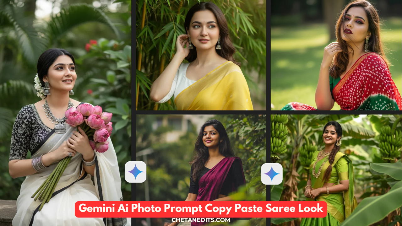 Top 200 Gemini Ai Photo Prompt Copy Paste Saree Look