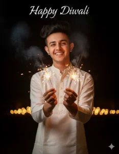 Diwali prompt for Gemini boy